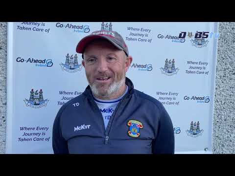 St Vincents manager Tony Dunne speaks to DubsTV after Go Ahead SFC2 semi final win over Plunketts