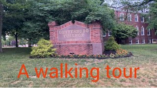 Gettysburg College campus walking tour. Gettysburg College