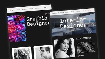 Designer Portfolio Website Template | No-code Website Builder for Courses | CalmM5 for Mobirise