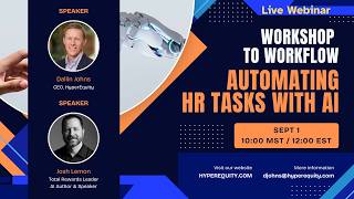 Workshop to Workflow: Automating HR Tasks with AI