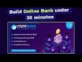 Build online banking system with NO coding skills