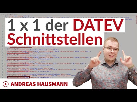 Das 1x1 der DATEV Schnittstellen vom DATEV Format bis DATEV connect