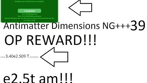 Antimatter Dimensions NG+++ Episode 39 - QC5, e2.5T antimatter and even more quark doublers!!!