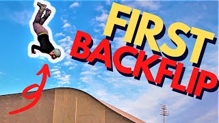 I tried a BACKFLIP for the FIRST TIME EVER - Here's How It Went...