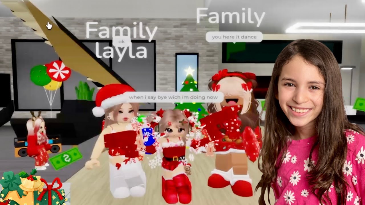 A Christmas Day with Mom & My Sister 🎄 | Roblox Brookhaven 🏡 RP
