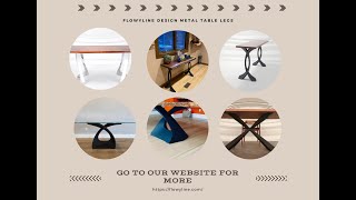 Metal Table Legs Ideas for your Dining Table || Flowyline Furniture Design