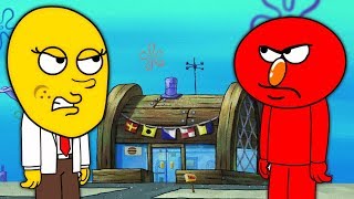 Spongebob And Elmo Get Arrested