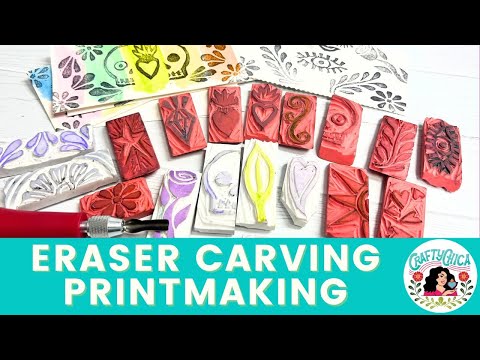 Linocuts and block printing tutorial - Crafty Chica