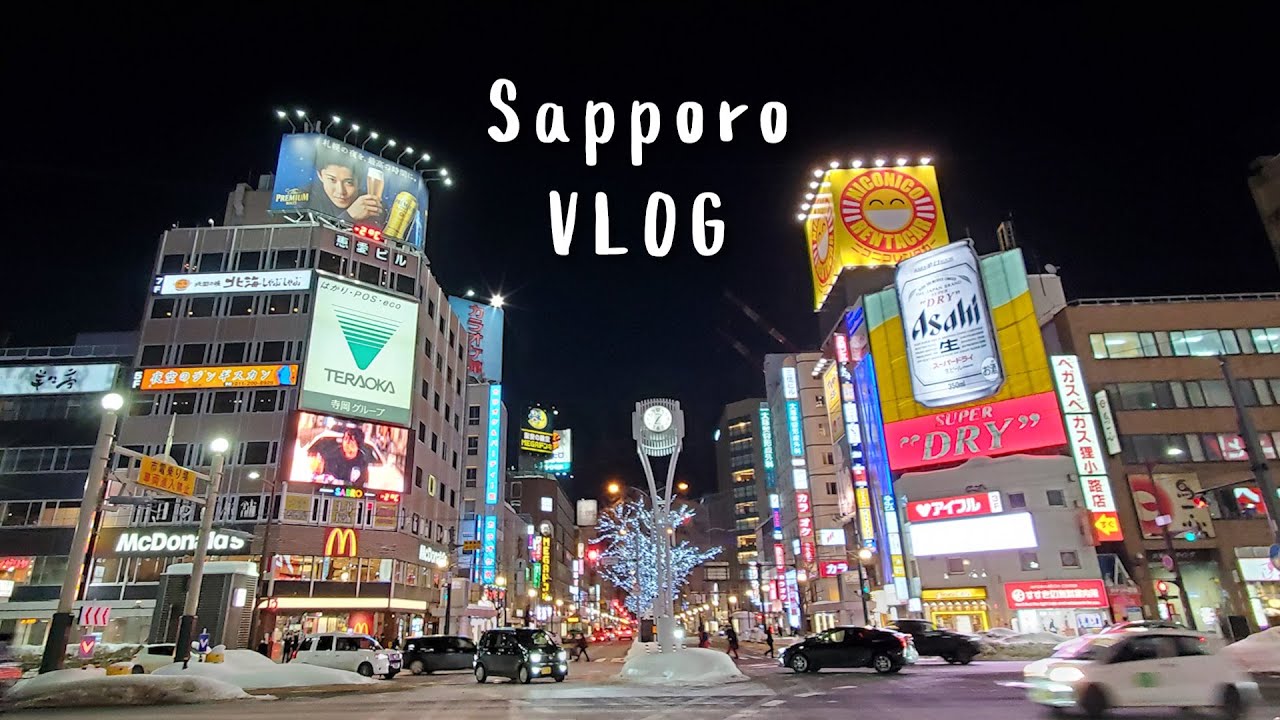 ⛄홋카이도❄한달 살기 VLOG~삿포로 스프카레,징기스칸,미소라멘 맛집🤤먹방 홋카이도 ep.1