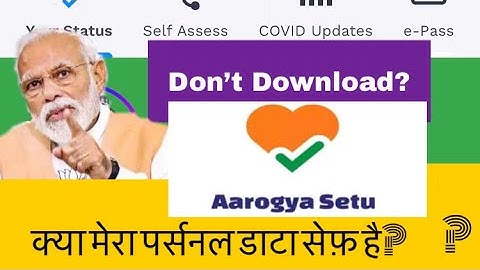 Aarogya Setu Kaise use Kare | Is My Personal Data Safe? | Don
