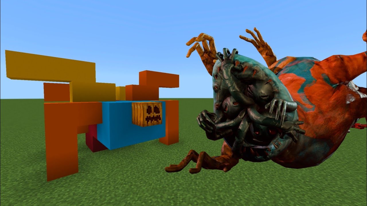 Poppy Playtime Nightmare Doey Addon in Minecraft PE