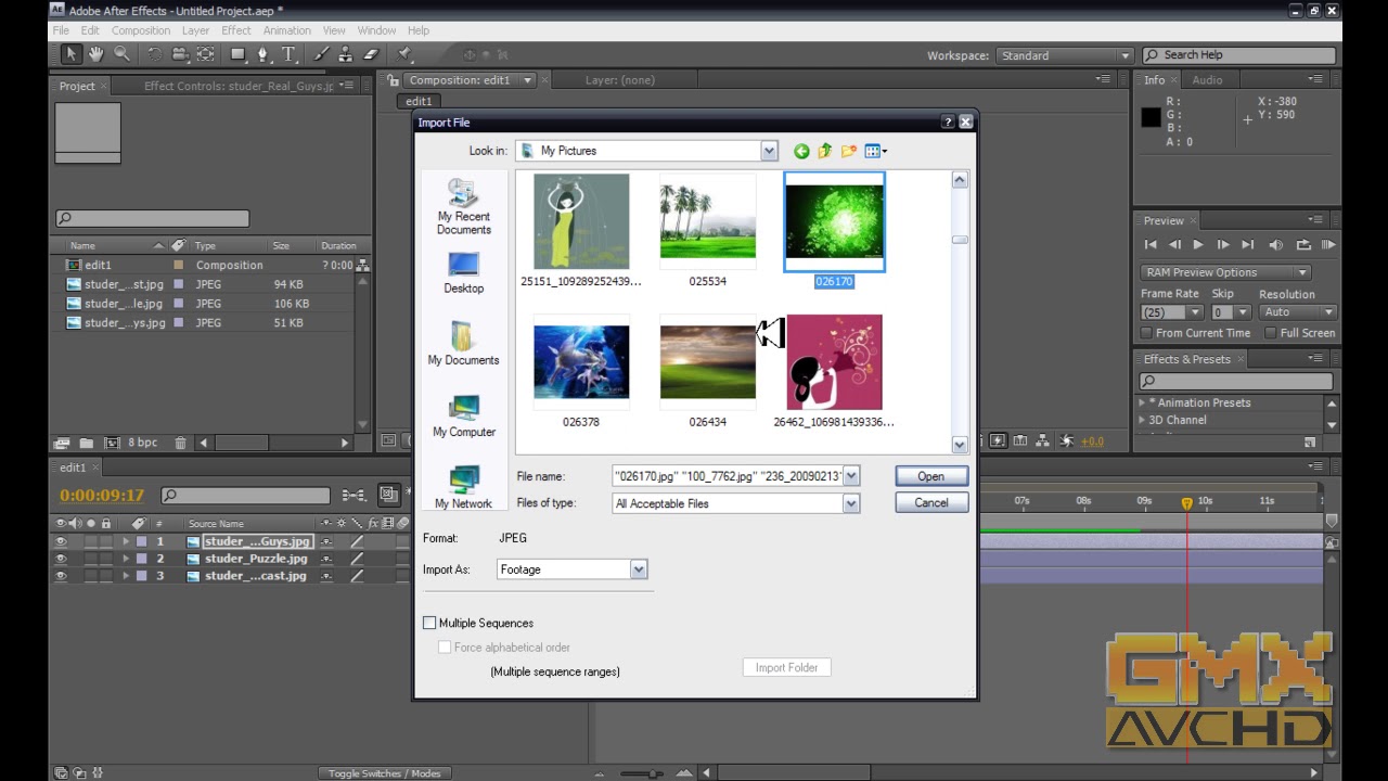 สอนใช้งาน After Effects CS4 แบบ Basic ตอนที่ 2 - YouTube