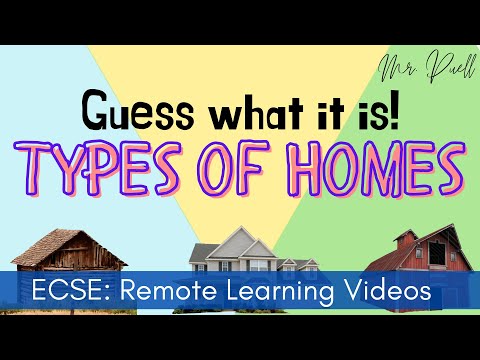 Mr. Puell - Guessing Game (Types of Homes)