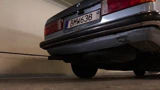 BMW E30 320i cold start