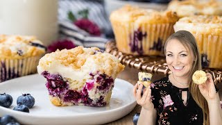 The Perfect Spring Breakfast: Blueberry Cream Cheese Muffins