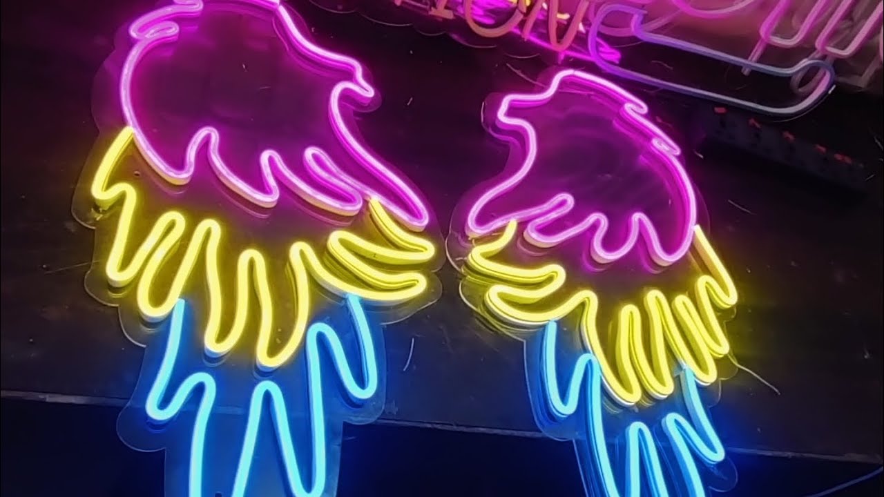 Customized Neon Light_Selfie Wings 