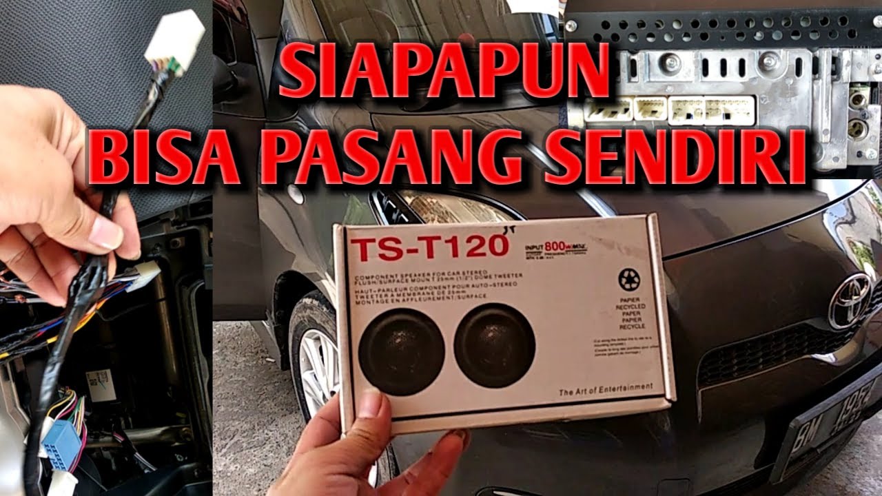 Ternyata Mudah Pasang Tweeter di Mobil