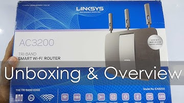 Linksys AC3200 High Performance WiFi Router Unboxing & Overview