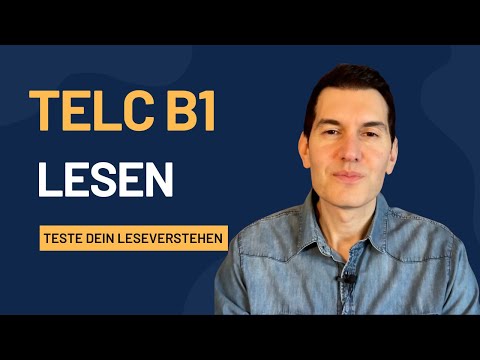 TELC Lesen B1 | Teste dein Leseverstehen