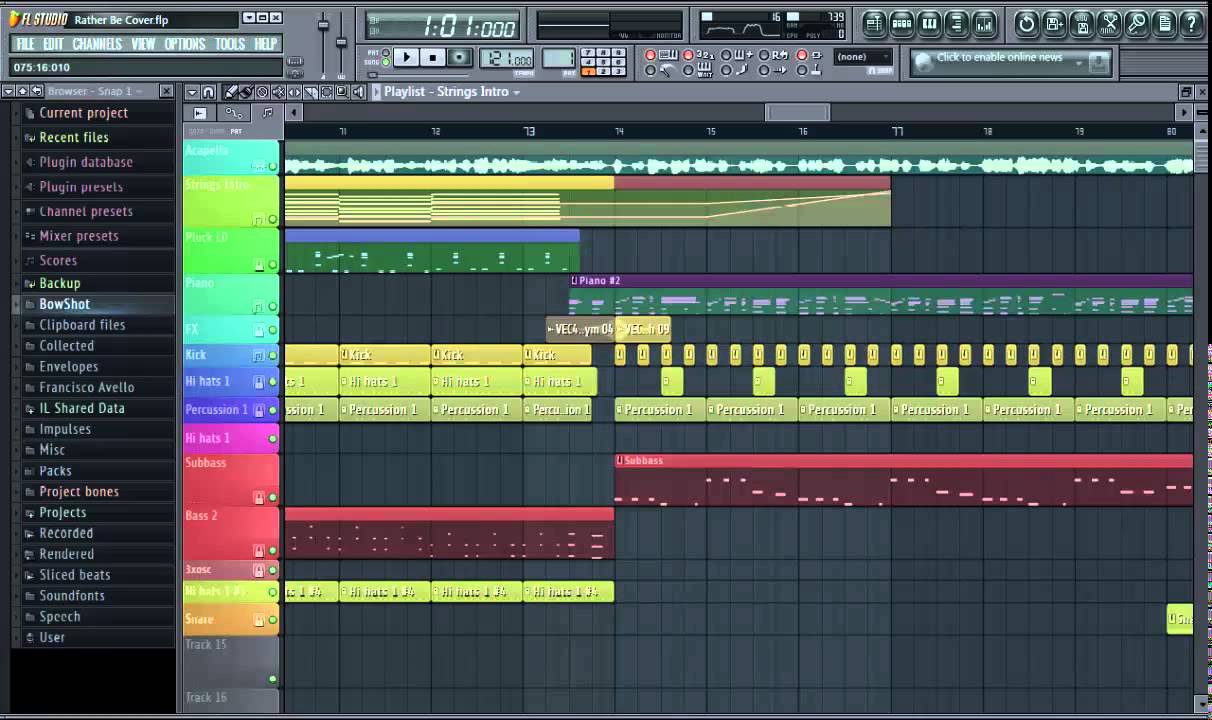 Rather Be - Clean Bandit | Remake Free FLP