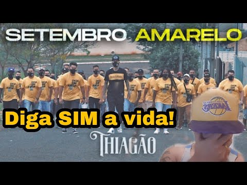 SUA VIDA É UM PRESENTE!!! Thiagão - Setembro Amarelo (Clipe Oficial) [ D-HUGO ] [ REAÇÃO/ANALISE ]
