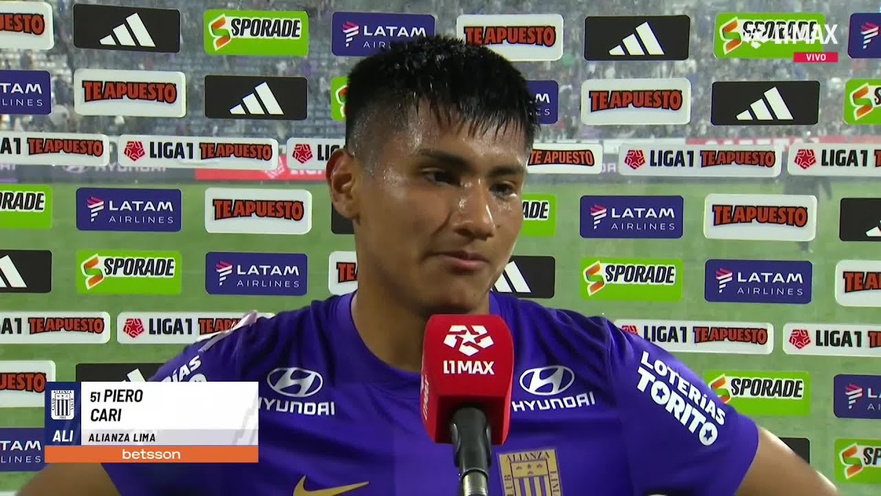 "ESTE GOL VA DEDICADO A MI MAMITA QUE ESTÁ EN LAS MALAS CONMIGO" - Piero Cari