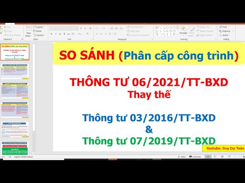 Video So sánh điểm mới Thông tư 06/2021/TT-BXD Thay thế... - youtube