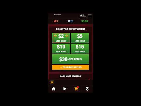 How to get 20$ Bonus in Skillz games / заработать 20 $ бонусные денги на скиллз /როგორ ვიშოვოთ 20$/