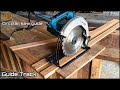 Alat sederhana Penggaris siku Rail Track Saw || Panduan Circular Saw