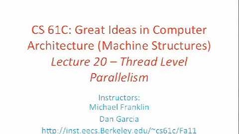 Lecture 20  Thread Level Parallelism