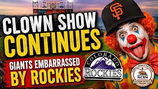 Giants Embarrassed By Rockies, Lose 5th Straight