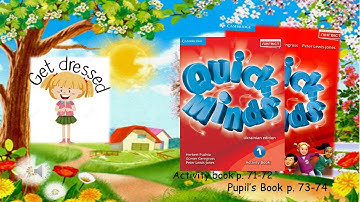 Quick minds 1Unit 7  Get dressed Lessons 2-3