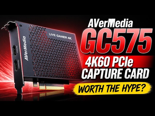 AVerMedia GC575 - 4K60 PCIe Capture Card - Worth the Hype - YouTube