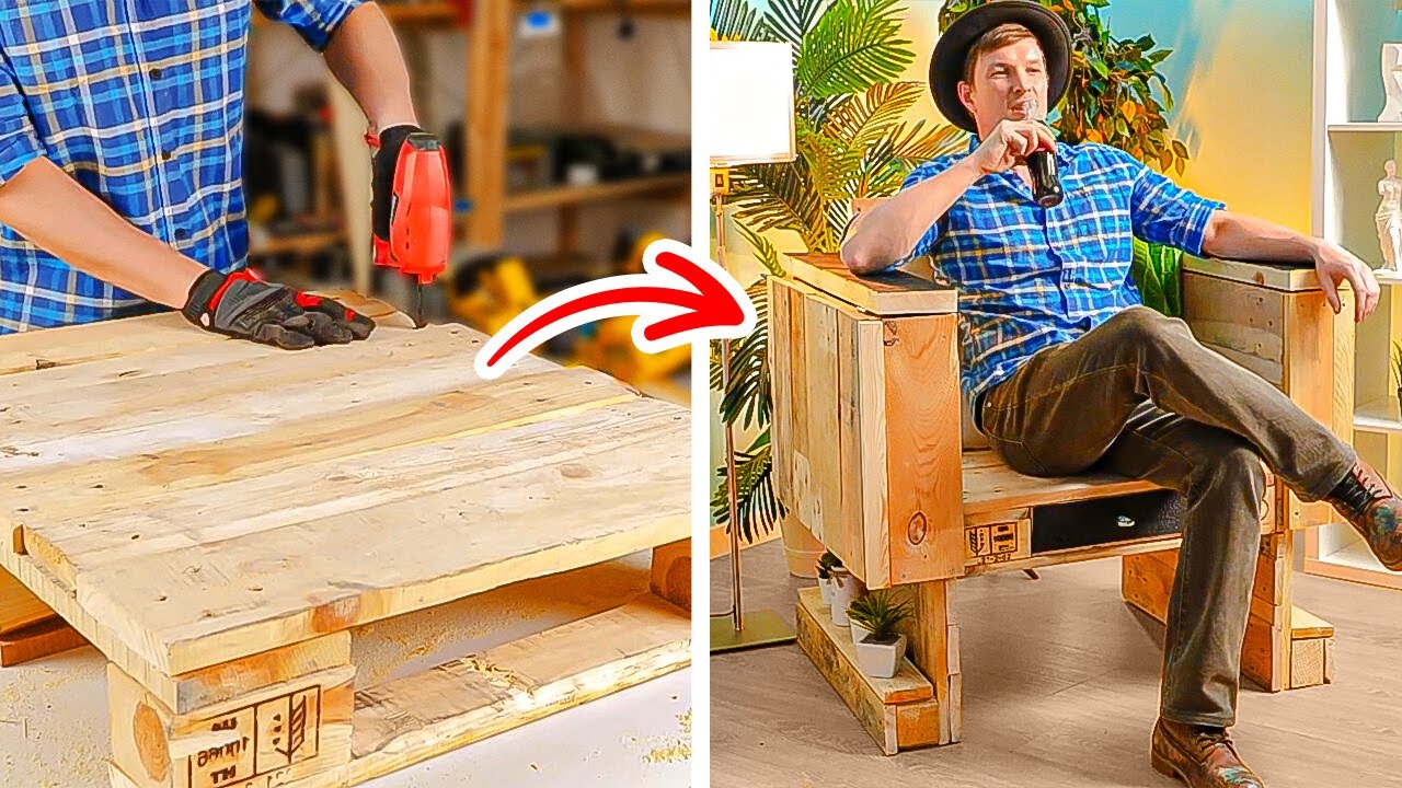 Altes Palettenholz recyceln: Günstige und einfache Ideen für ...