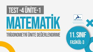 Tri̇gonometri̇ Fasi̇kül 3 Test 4 Prfparaf Yayinlari 11.Sinif Matemati̇k Soru Kütüphanesi̇ Yeni̇ Nesi̇l