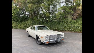 'Round The Block: 1978 Dodge Monaco Police Pursuit 440 with Elana Scherr and Tom