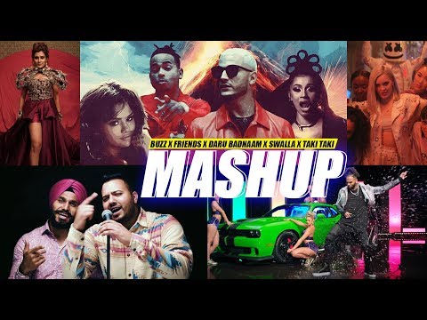Buzz / Friends / Daru Badnaam / Swalla / Taki Taki | DJ Harshal Mashup | Sunix Thakor