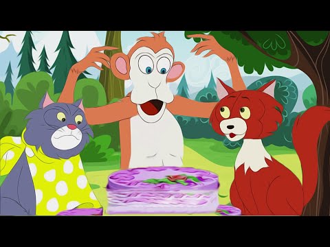 बंदर और दो बिल्लियाँ - Two Cats and The Monkey Simple Bedtime Moral Stories for Kids by Ultra Kids