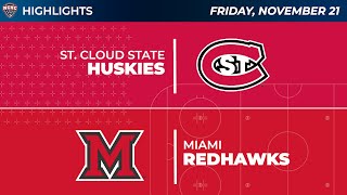 11/21/25 - St. Cloud State at Miami Highlights Details