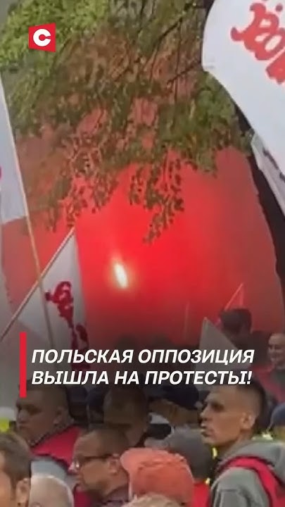 Польская оппозиция вышла на протесты! #польша #политика #протесты # ...
