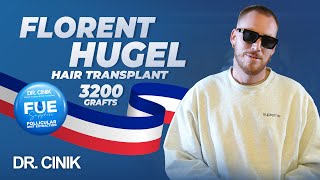 Florent Hugel's Hair Loss Journey: Real Results with Dr. Cinik!💥