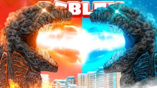 FIRE GODZILLA vs ICE GODZILLA In ROBLOX