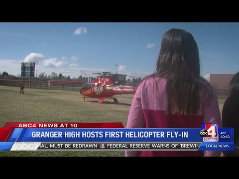 Granger High School hosts first helicopter fly-in