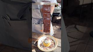 A globally trending, melt-in-your-mouth chocolate pancake #japanesefood