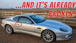 Salvage V12 Aston Martin - First test drive, MOT & Wheel alignment