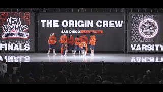 The Origin Crew - San Diego, CA | USA Hip Hop Dance Championship Finals | Varsity Division