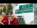 ‘Sakya Tsechen Way’ Officially Inaugurated in New York City