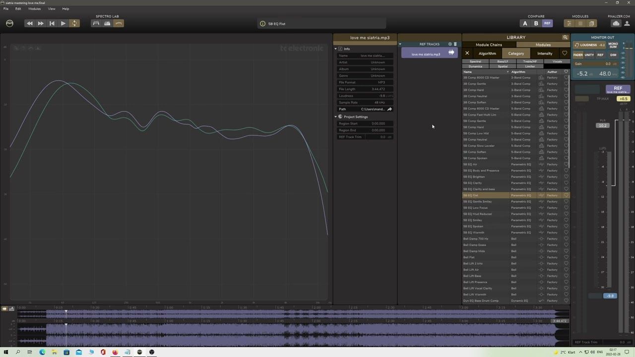 TC FINALIZER - MASTERING TUTORIAL BY MANDY LANE