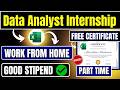 Data Analyst Internship out 🔥| Get Good Stipend + Certificate🎁