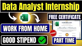 Data Analyst Internship out 🔥| Get Good Stipend + Certificate🎁